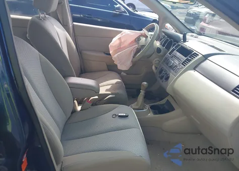 2007 Nissan Versa 1.8Sl из США, поврежденный, VIN 3N1BC13E77L354613